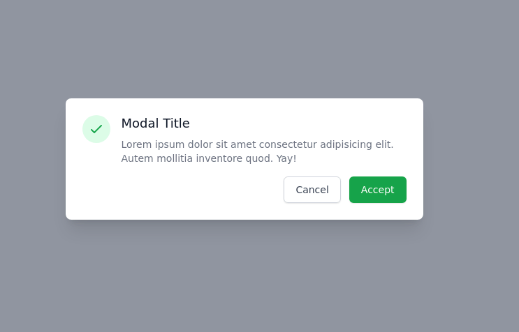 Modal Popup Tailwind Css Example