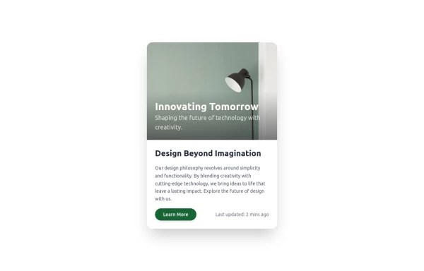 Beautiful And Responsive Card Component - Tailwind CSS Example