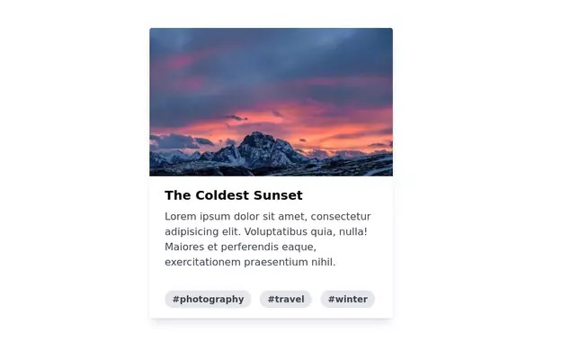 Image Card Tailwind Css Example