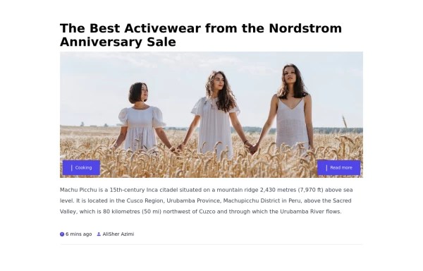 Css Blog Card Flex Challenge - Light Design Collection - Mobile Quality
