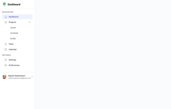 Hover Animated Navbar - Tailwind CSS Example