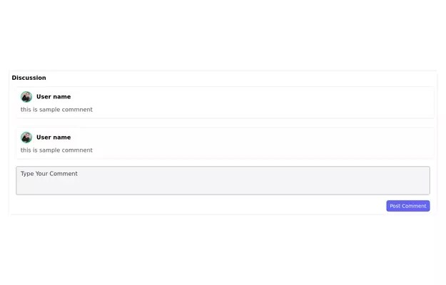 27 Free Comment Section Examples In Tailwind Css
