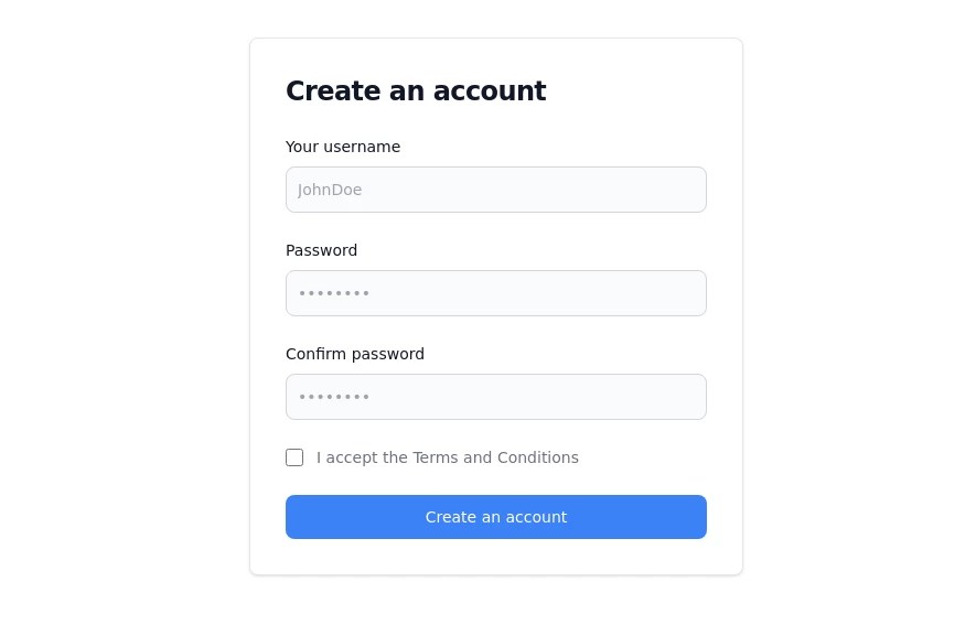 Signup And Signin Page - Tailwind CSS Example