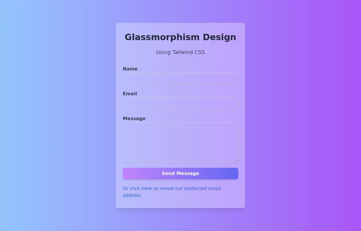 Responsive Registration Form With Tailwind CSS - Tailwind CSS Example