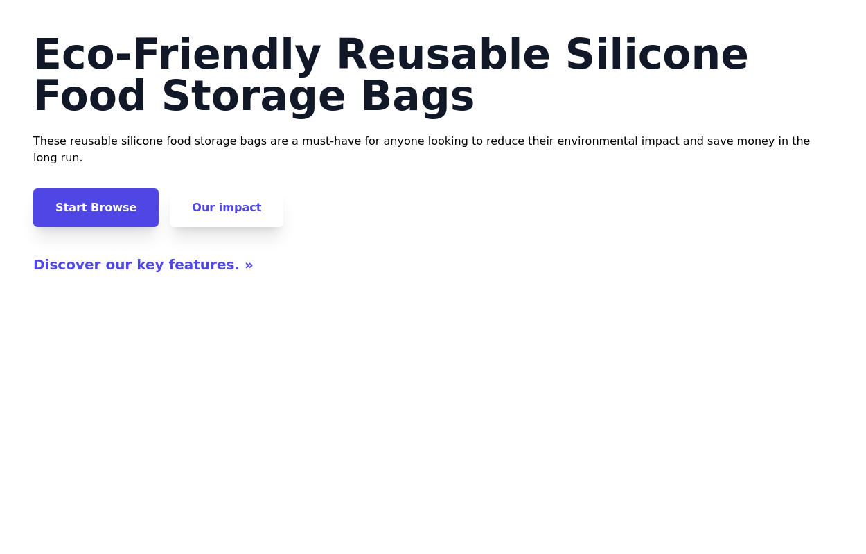 Hero Section In React Js - Tailwind CSS Example