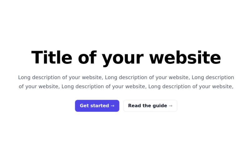 Hero Section In React Js Tailwind Css Example - Premium Landscape Design Gallery - Mobile