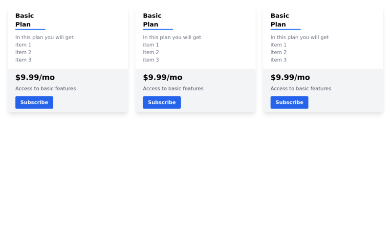 Pricing Cards For 3 Plans Tailwind Css Example - Download Gorgeous Landscape Texture | 8K