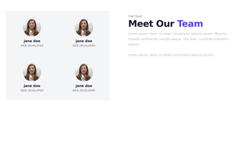 Flex Team Content Section - Geometric Illustrations - Gorgeous Full HD Collection