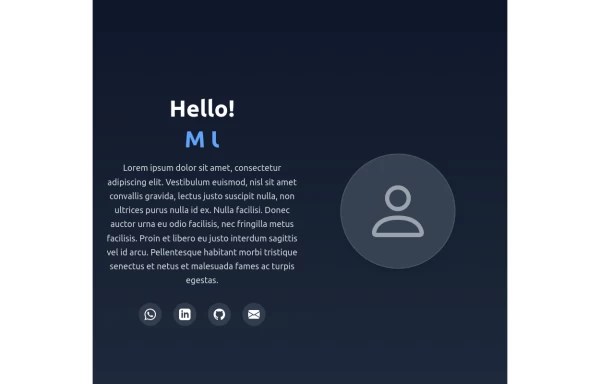 Animated Hero Tailwind Css Example