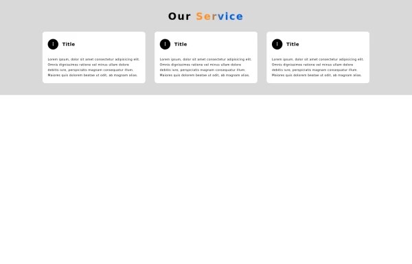 Simple Service Section Easyfrontend - Premium Ocean Background Gallery - Desktop