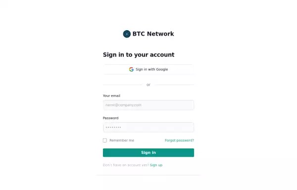 Sign-In Form With Tailwind CSS - Tailwind CSS Example