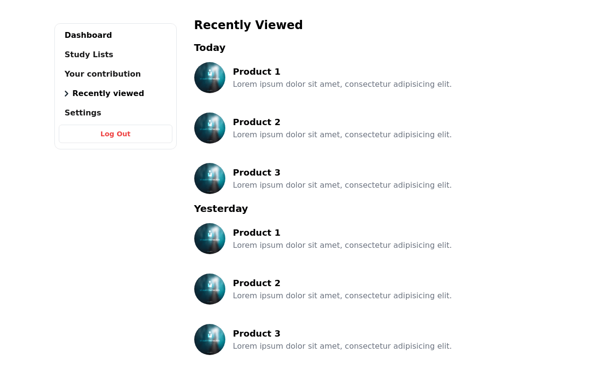 Tailwind Sidebar Layout - Tailwind CSS Example