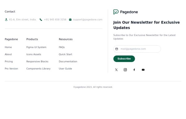 Tailwind Css Footer Pagedone - Professional HD Gradient Textures | Free Download