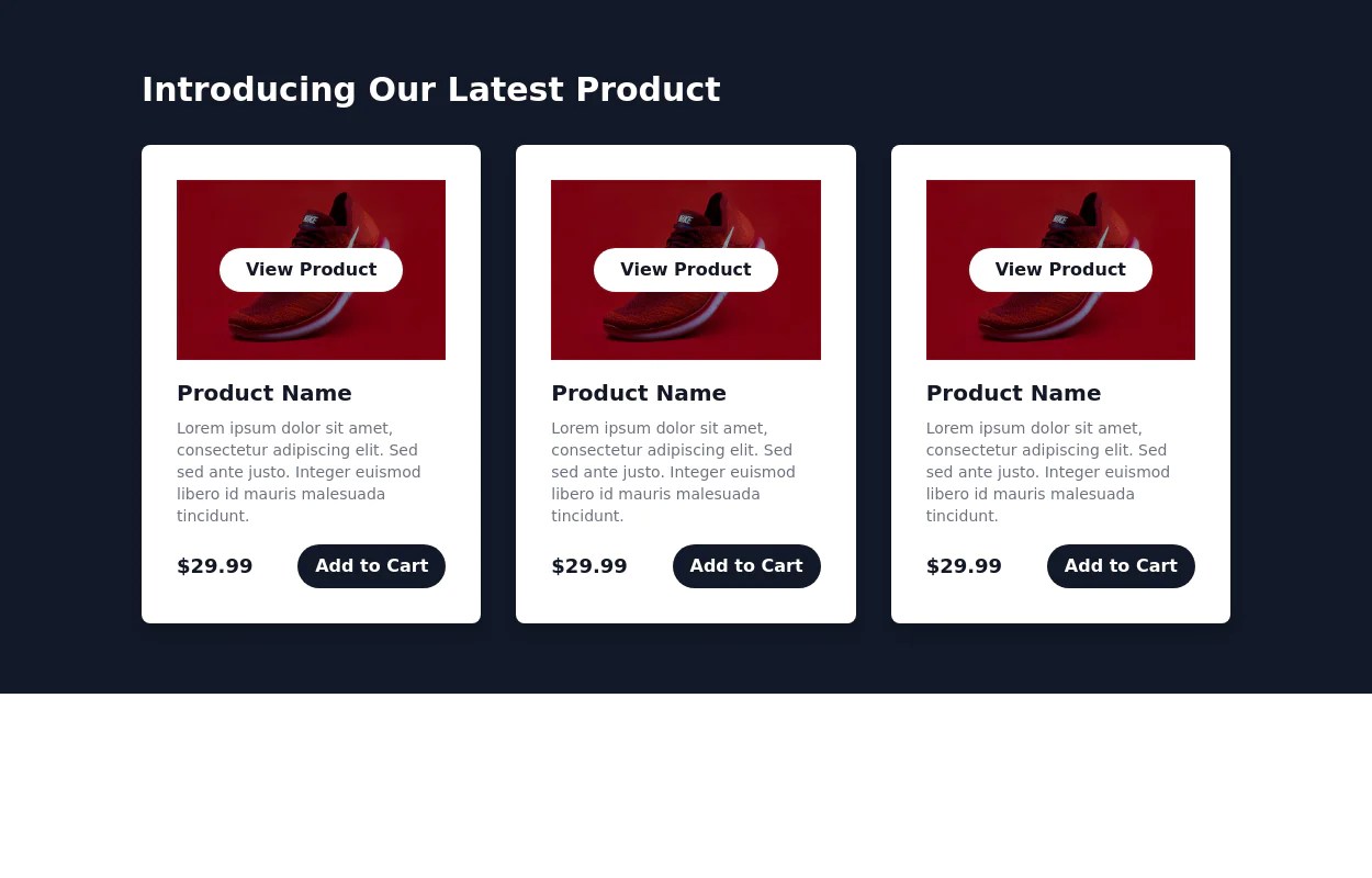 Responsive Card Grid - Tailwind CSS Example
