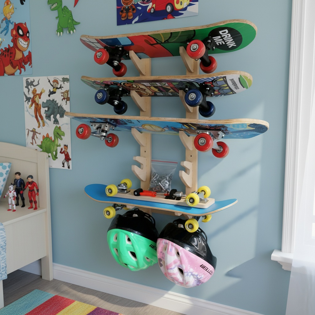 Skateboard Rack