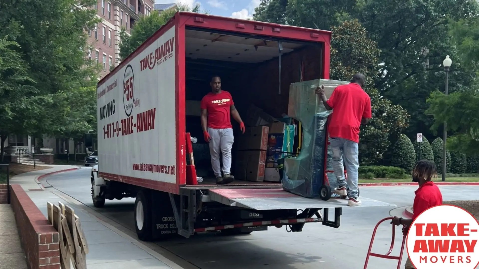 Decatur movers loading a truck