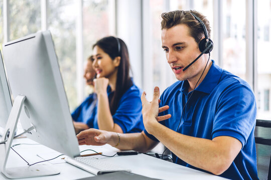 customer care - people talking on the phone