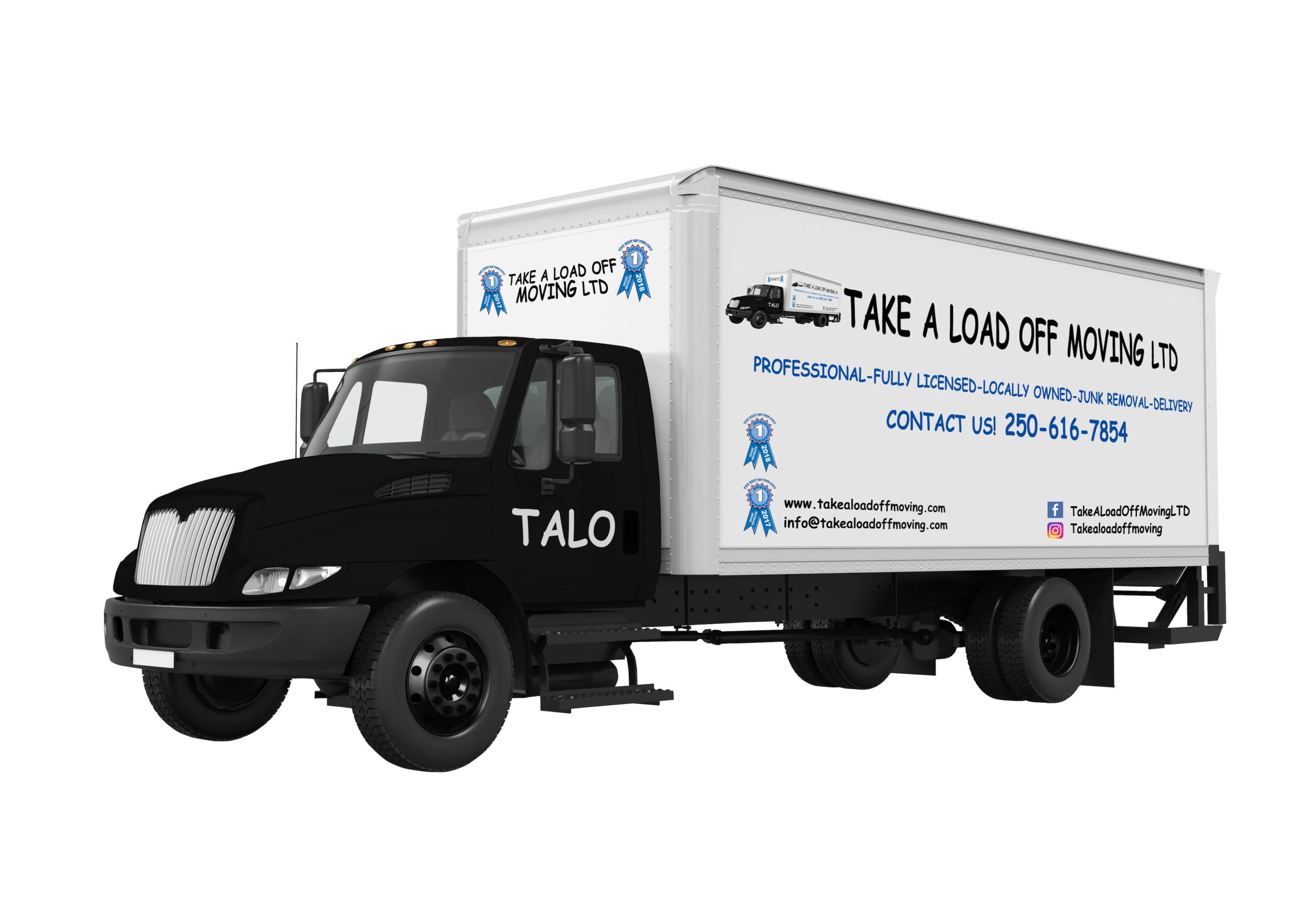 Take a load off moving moving truck