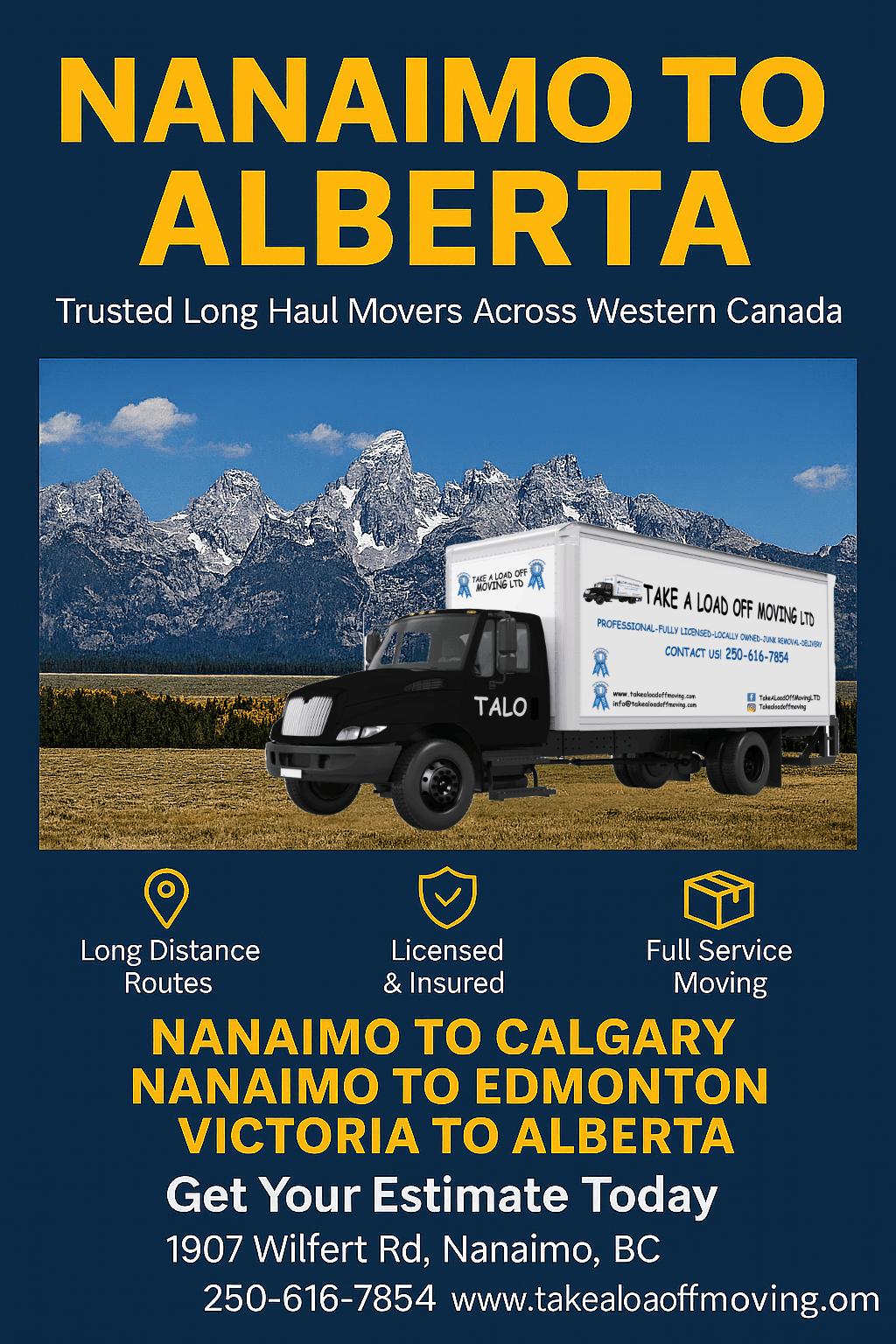 Nanaimo to Alberta Moves