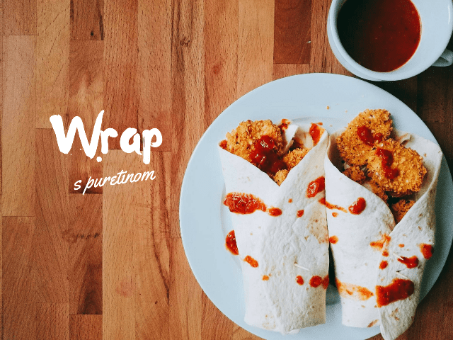 Wrap s crispy puretinom i salsom – recept
