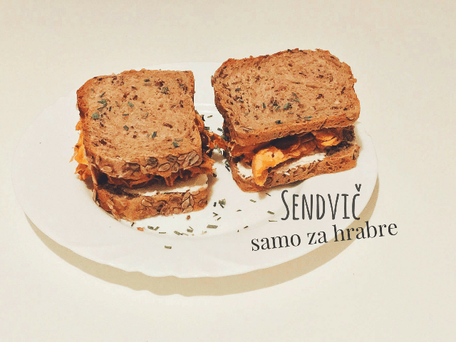 Pakleno ljuti pileći sendvič samo za hrabre