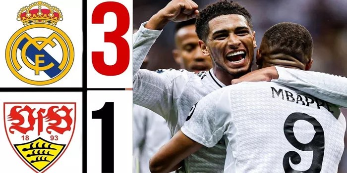 UEFA Champions League – Real Madrid Berhasil Menang 3-1 Atas Lawan Nya Stuttgart