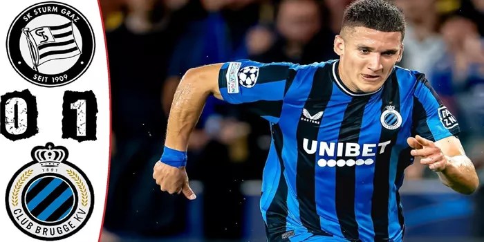 Club Brugge Tampilkan Permainan Efektif dan Strategis Melawan Sturm Graz