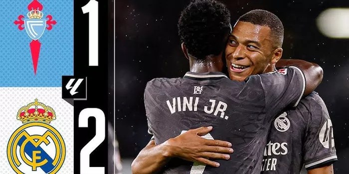 Real Madrid Amankan Kemenangan Tipis 2-1 atas Celta Vigo​