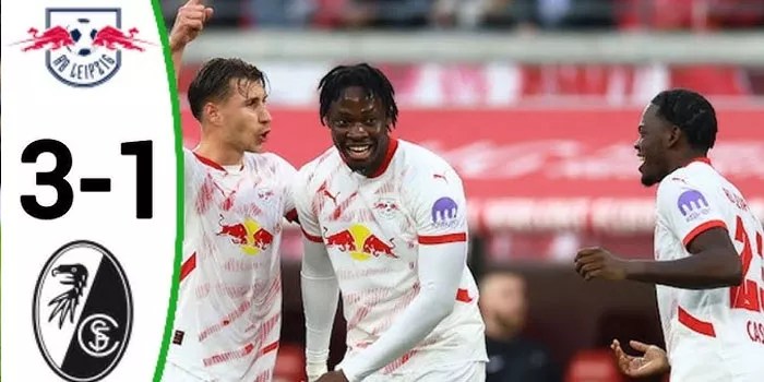 RB Leipzig Kuasai Pertandingan dan Menang 3-1 atas SC Freiburg