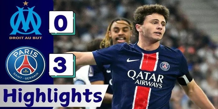 Liga Prancis – Hasil Pertandingan Marseille 0-3 PSG, 28 Oktober 2024