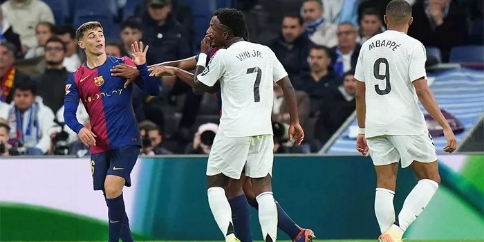 Gavi Mengejek Vini Jr. Saat Barcelona Mengalahkan Real Madrid 4-0