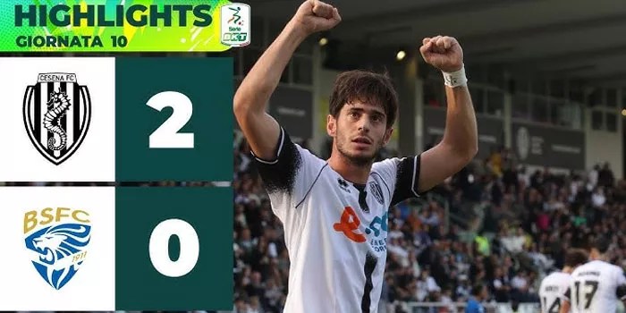 Cesena Raih Kemenangan Gemilang 2-0 Atas Brescia di Kandang