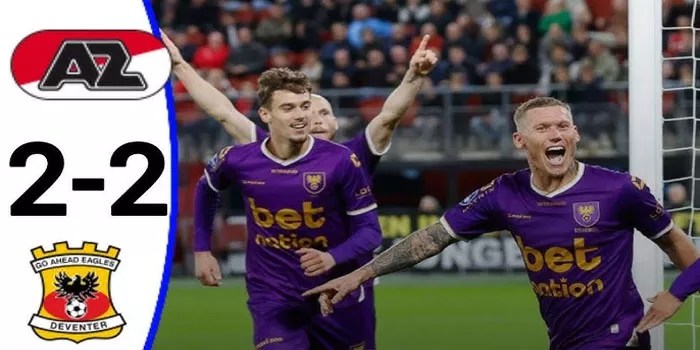 ​AZ dan Go Ahead Eagles Berbagi Poin dalam Laga Seru Berakhir 2-2​
