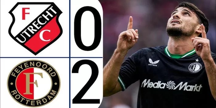 Liga Belanda 2024-2025: Utrecht 0-2 Feyenoord