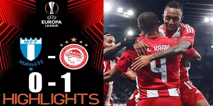 Olympiacos Tunjukkan Ketangguhan Pertahanan Saat Kalahkan Malmo 1-0