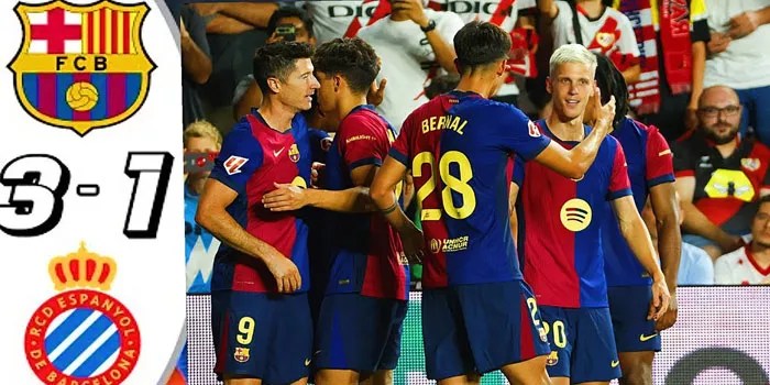 Liga Spanyol – Hasil Pertandingan Barcelona Vs Espanyol, Barcelona Berhasil Merebut Tiga Poin Penting Dari Espanyol 3-1