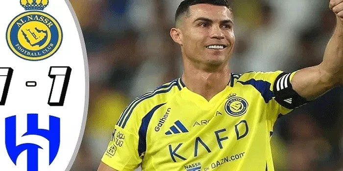 Derby Riyadh Tak Terlupakan, Al Nassr dan Al Hilal Berbagi Poin 1-1, Ronaldo Tak Berkutik