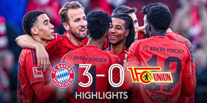 Liga Jerman – Hasil Pertandingan Bayern Munich 3-0 Union Berlin, 02 November 2024