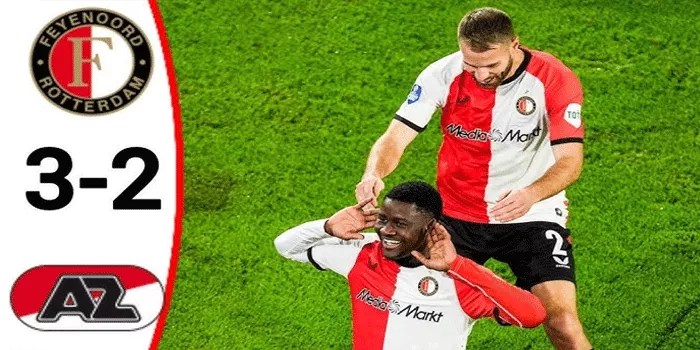 Feyenoord Menang Dramatis 3-2 Atas AZ Alkmaar Gol Penentu di Detik-Detik Akhir