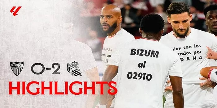Pertandingan Sengit Real Sociedad Hentikan Perlawanan Sevilla 2-0