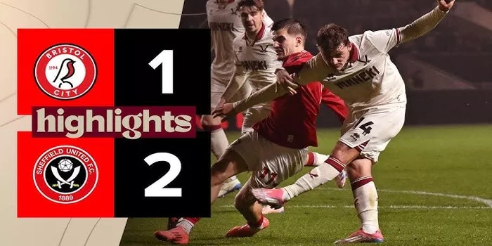 Bristol City Terpuruk Sheffield United Balikkan Keadaan dengan Skor 2-1