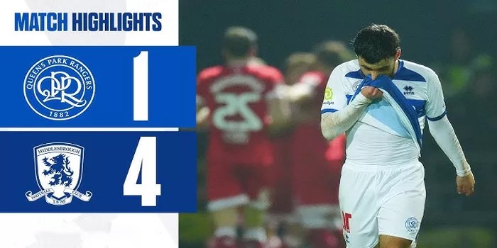 Pertandingan Sengit Middlesbrough Hancurkan QPR dengan Skor 4-1
