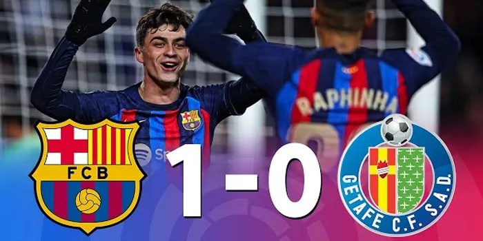 Hasil Barcelona vs Getafe – Skor 1-0