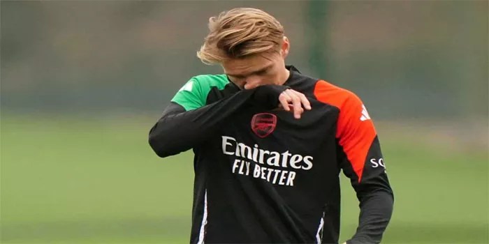 Martin Odegaard Kembali Berlatih: Arsenal Bersiap Hadapi Ujian Berat di San Siro