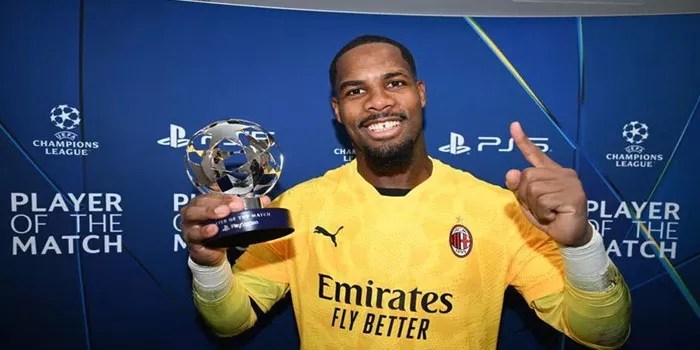 Mike Maignan Menjadi Man Of The Match Pada Laga Real Madrid vs AC Milan