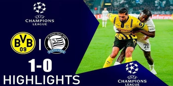 Liga Eropa – Hasil Dortmund 1-0 Sturm Graz, 6 November 2024