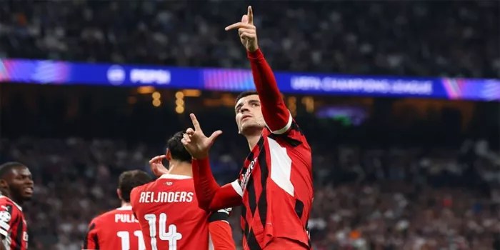 AC Milan Gasak Real Madrid 3-1 Saat Bertemu Ke Bernabeu