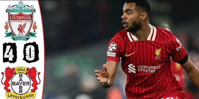 Liverpool Gila-gilaan Hancurkan Bayer Leverkusen 4-0 di Anfield