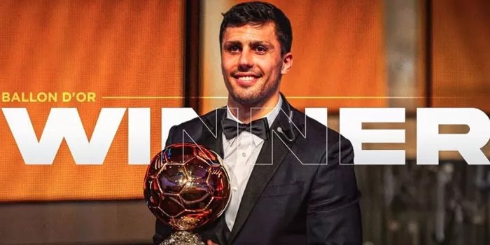 Rodri Menang Ballon d’Or 2024 Karena Konsisten