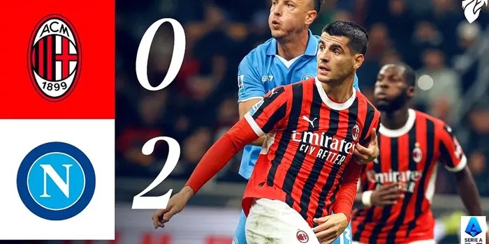 AC Milan Harus Tunduk Di Hadapan Napoli Dengan Skor 2-0